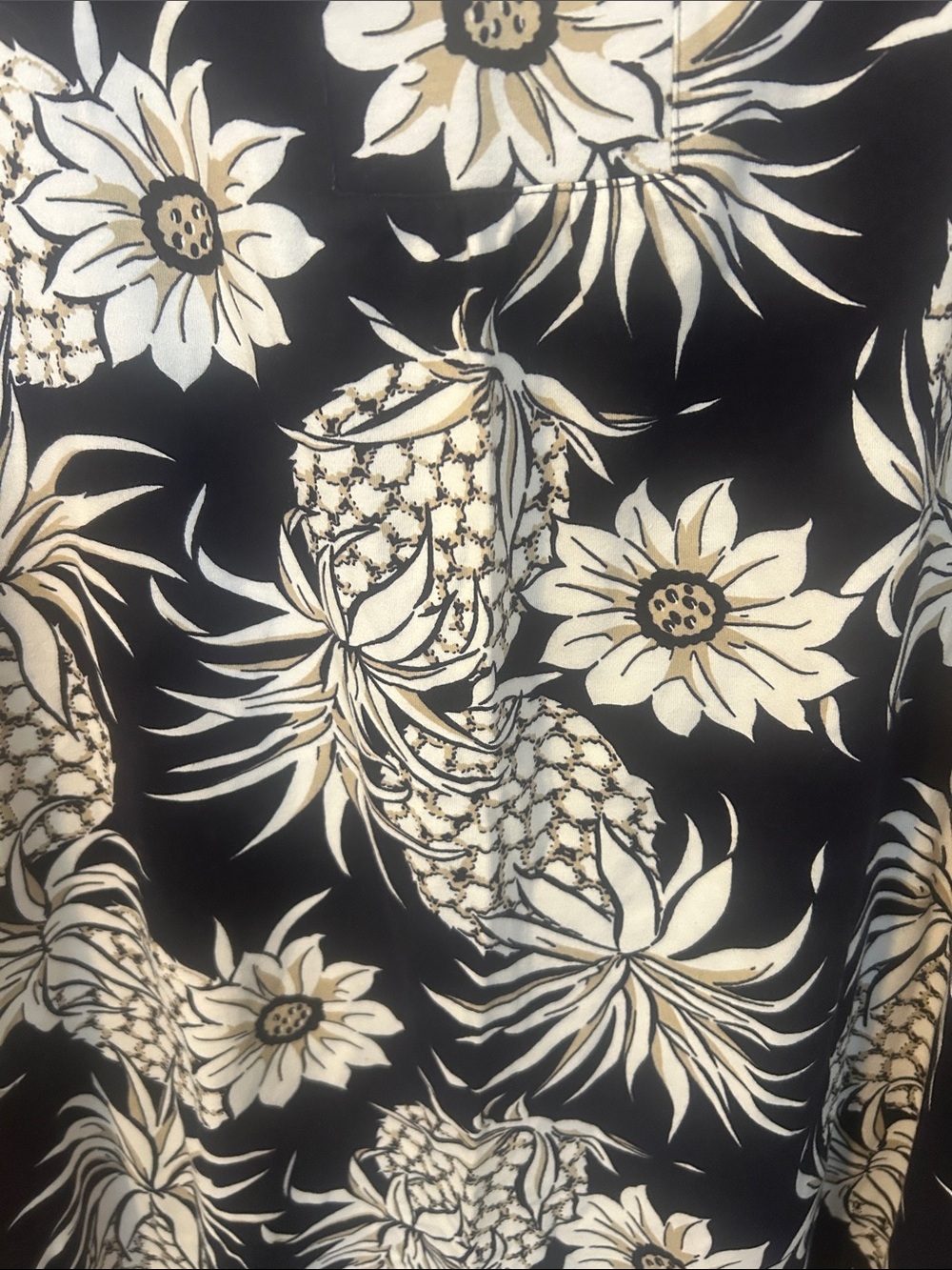 Talbots Floral Pineapple Dress Sleeveless Shift Dress Size 3X - Picture 4 of 6